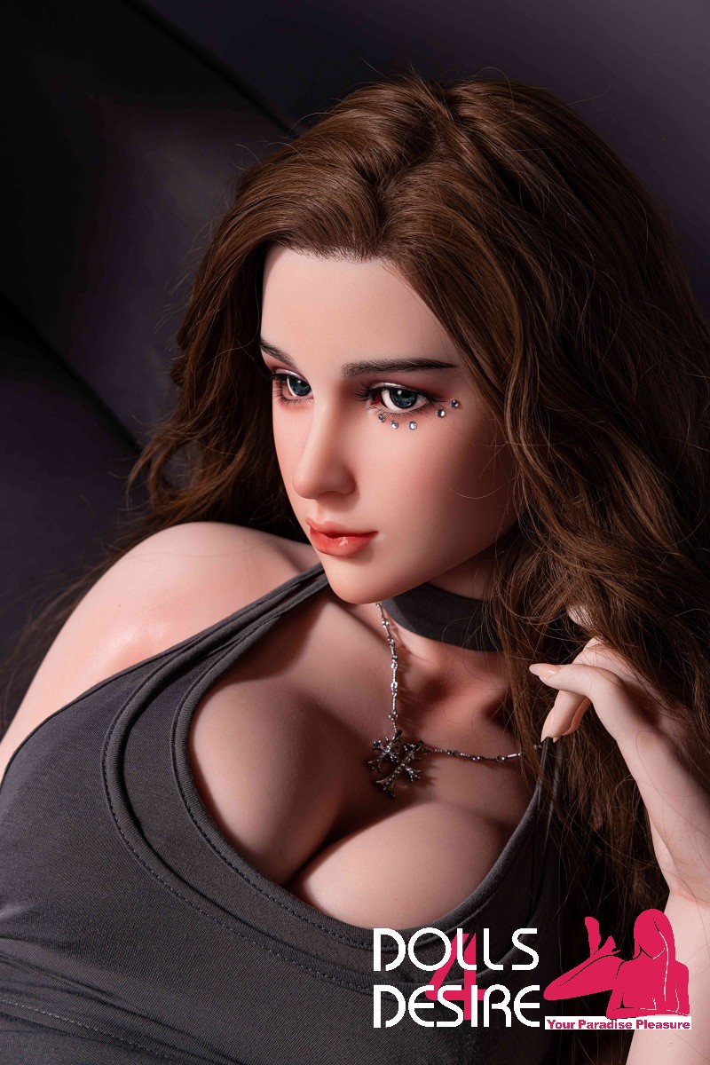 _R5A6042 Ella - Poupée TPE/tête en silicone de qualité supérieure - Personnalisable - 148 cm - Bonnet C - Expédition rapide aux États-Unis et dans l'UE