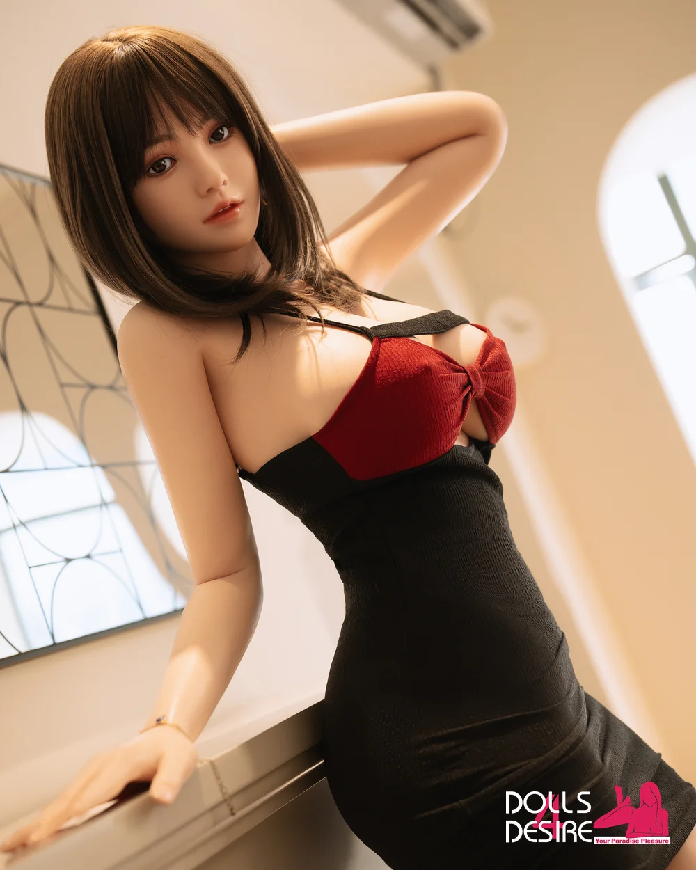 Eloise Customizable 155cm D-Cup Hybrid TPE Doll with Silicon Head - Fast Shipping in USA/EU